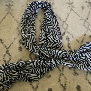 Zebra Print Scarf